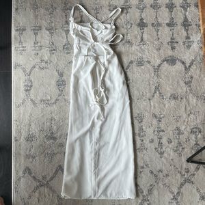 abercrombie white dress